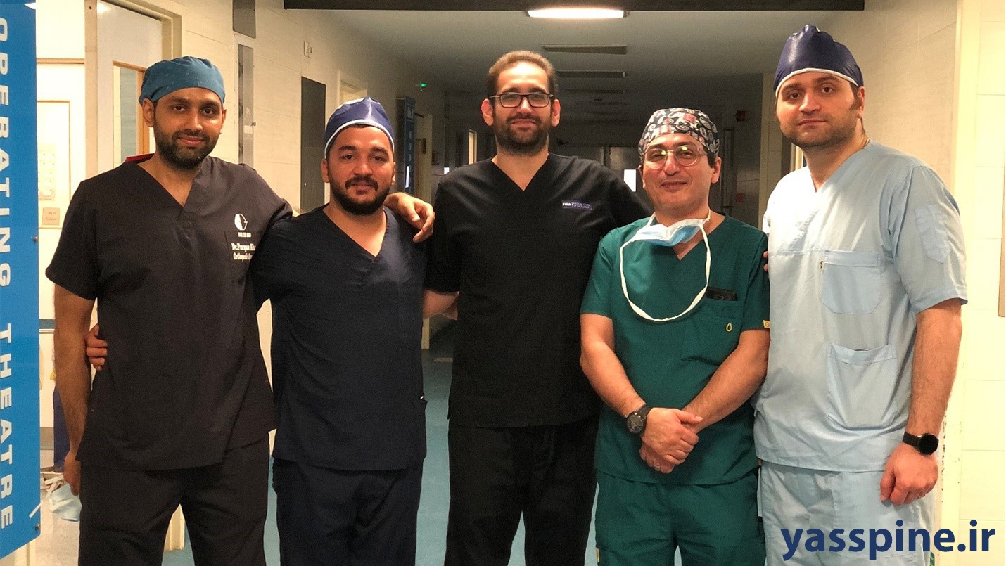 مرکز فوق تخصصی ستون فقرات بیمارستان یاس 3 تیم درمان در بیمارستان یاس