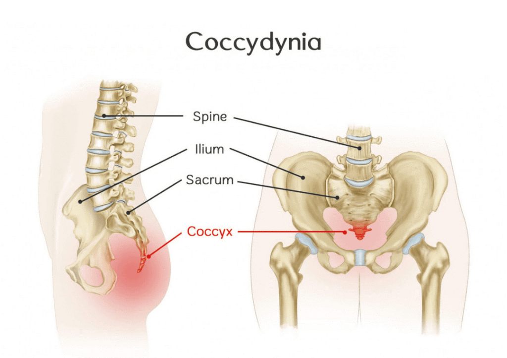 تزریق دنبالچه و بلوک گانگلیون امپار 1 coccyx